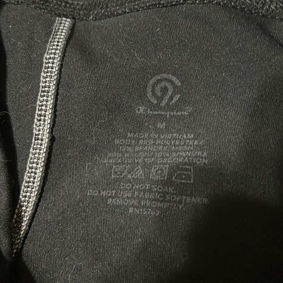 Leggings, champion brand, black, size medium - Picture 3 of 3